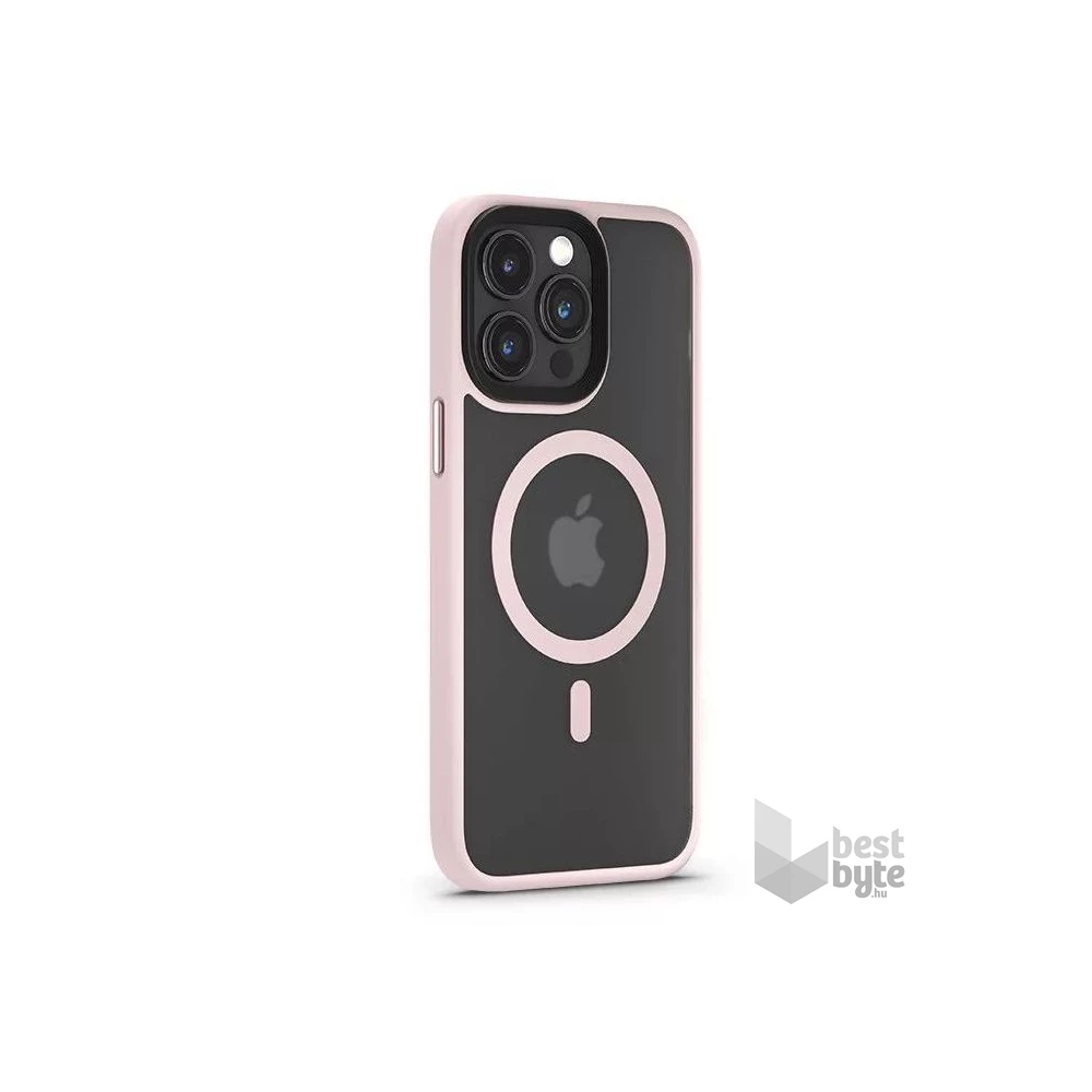 Devia ST116795 Pino Series Magnetic Apple iPhone 16 Pro Max rózsaszín ütésálló tok