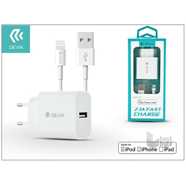 Devia ST300387 Smart 2,1A Lightning hálózati töltő