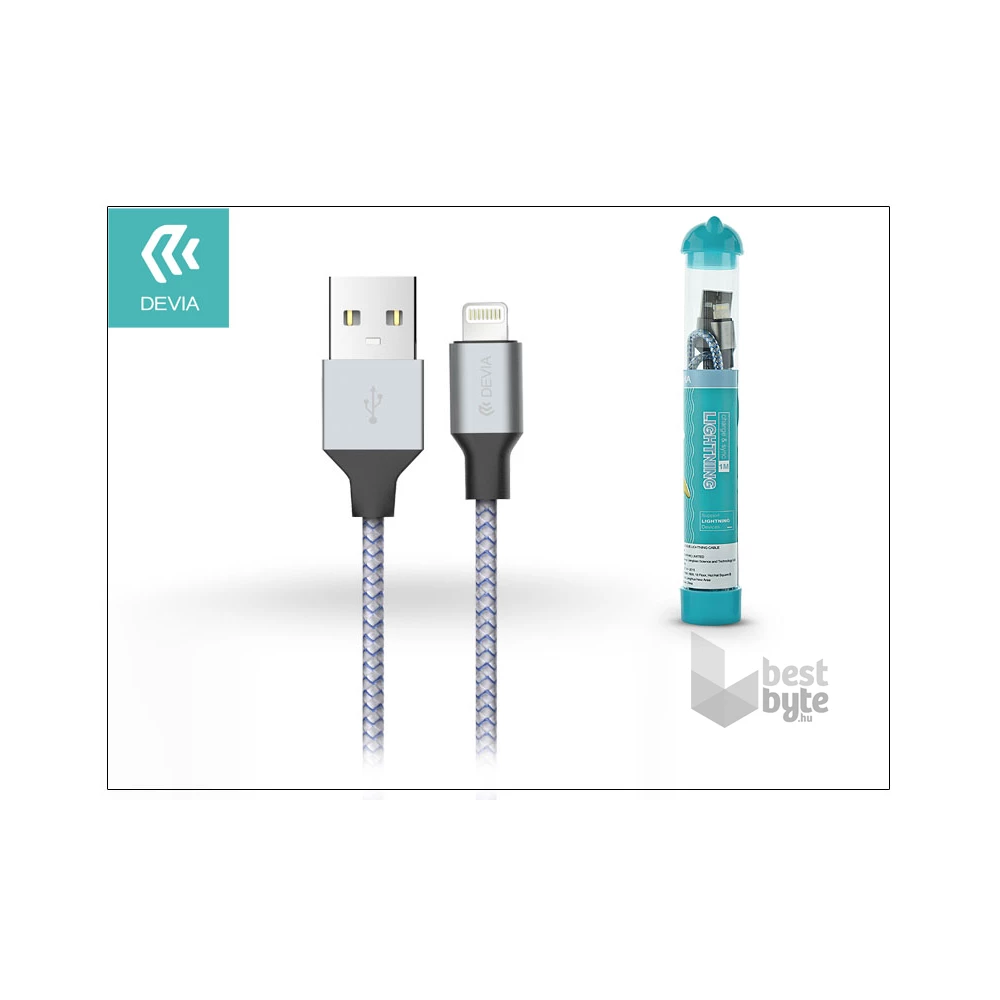 Devia ST300639 TUBE Lightning textilborítású kábel