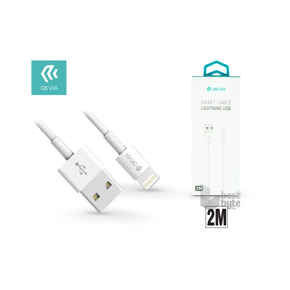 Devia ST311598 Smart 2m fehér lightning kábel