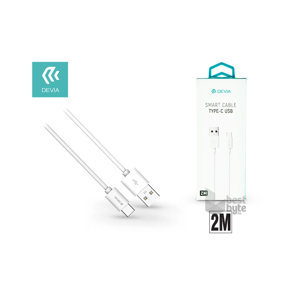 Devia ST312038 Smart 2m fehér Type-C kábel