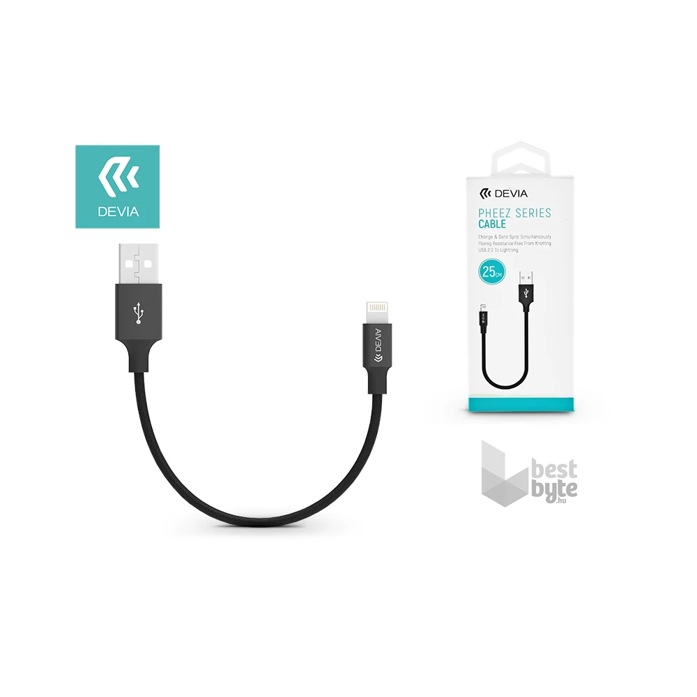 Devia ST324581 Pheez 25 cm Lightning kábel powerbankhoz