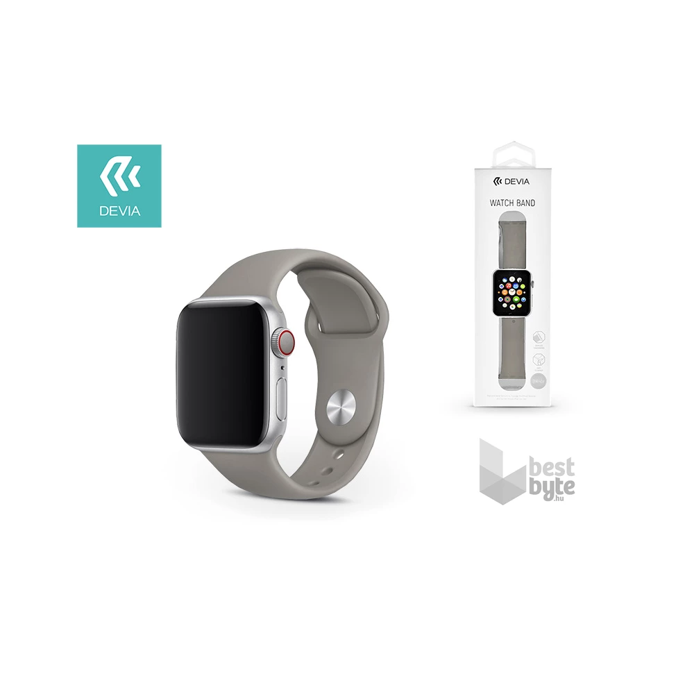 Devia ST324901 Devia 44mm iWatch szürke óraszíj