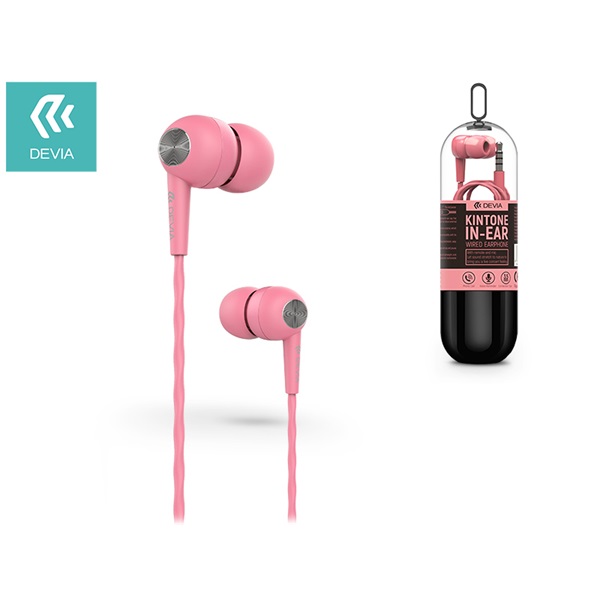 Devia ST325588 Kintone V2 rózsaszín fülhallgató headset