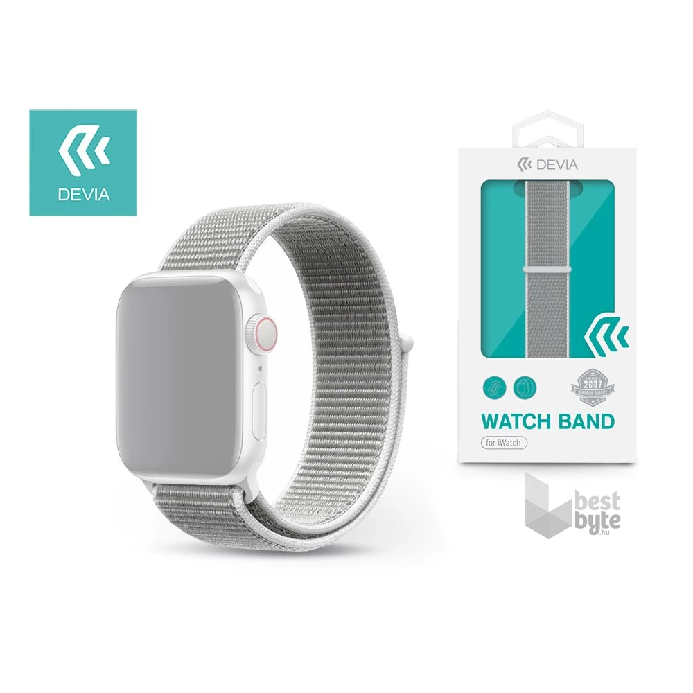 Devia ST326332 Apple Watch szürke sport óraszíj