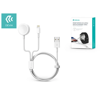 Devia ST326844 Devia Smart 2in1 1,2m iWatch/iPhone fehér kábel