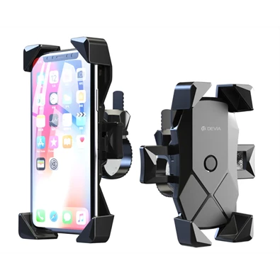 Devia ST351778 univerzális fekete kerékpáros/motoros telefontartó