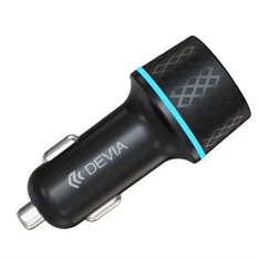 Devia ST354663 30W+QC 3.0 USB + Type-C szivargyújtó töltő