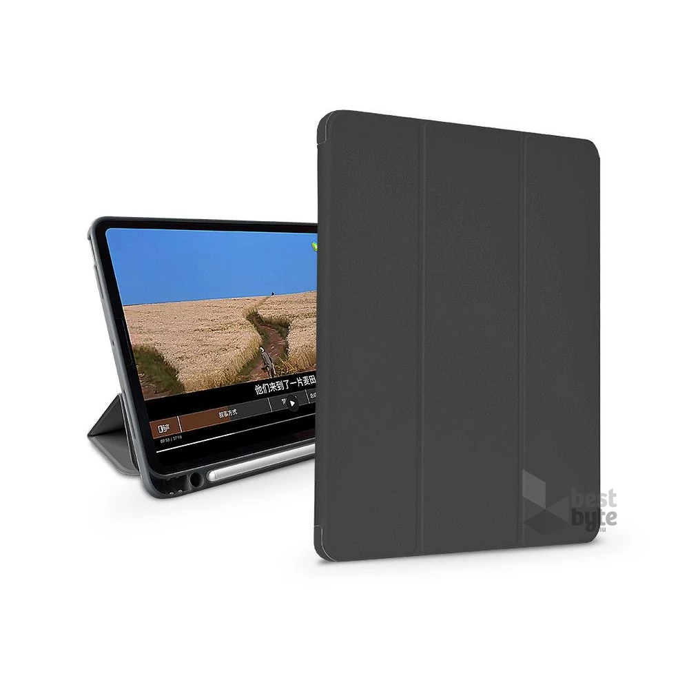 Devia ST360961 iPad Air 4/Air 5/Pro 11 (2022) pencil tartóval fekete védőtok