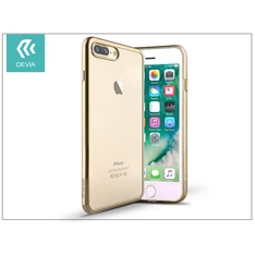 Devia ST992682 GLITTER SOFT iPhone 7+ pezsgőarany hátlap