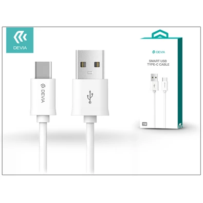 Devia ST993405 Smart 1m USB Type-C v2.0 fehér adatkábel