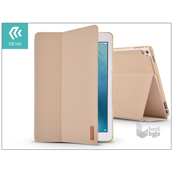 Devia ST997939 FLAX FLIP iPad Pro 10.5" 2017 arany védőtok