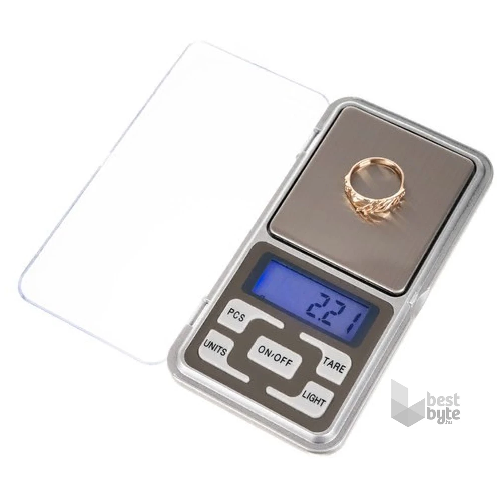 Ruhhy 500g-ig digitális zseb és ékszermérleg, mérési pontosság 0,1g
