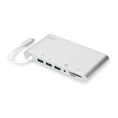 Digitus DA-70861 USB-C 11 portos univerzális notebook dokkoló állomás