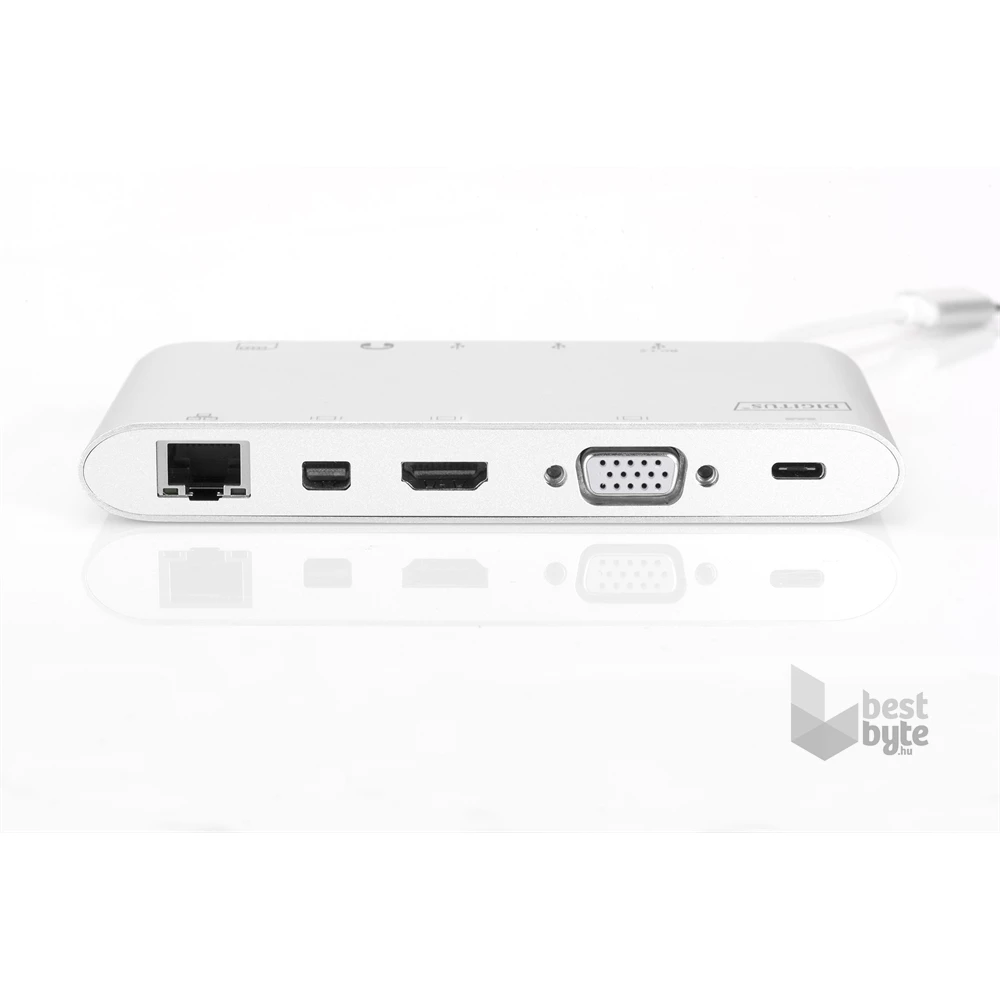 Digitus DA-70861 USB-C 11 portos univerzális notebook dokkoló állomás