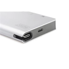 Digitus DA-70866 USB-C utazó 8 portos univerzális notebook dokkoló állomás