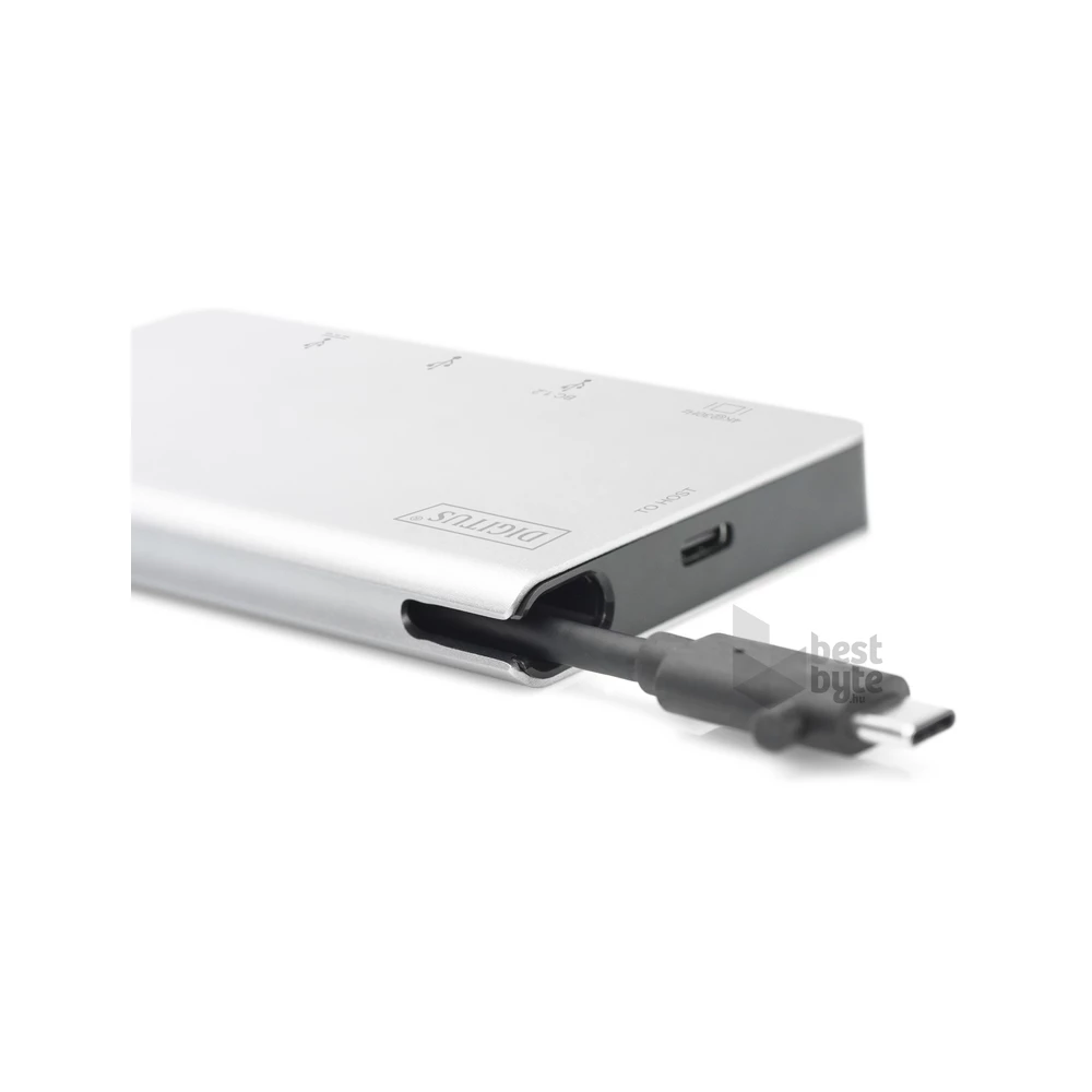 Digitus DA-70867 USB-C 6 portos univerzális notebook dokkoló állomás