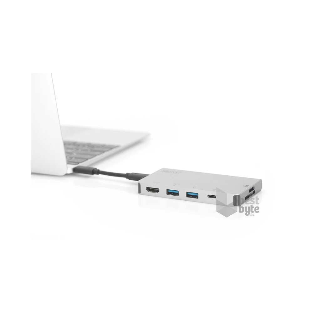 Digitus DA-70867 USB-C 6 portos univerzális notebook dokkoló állomás