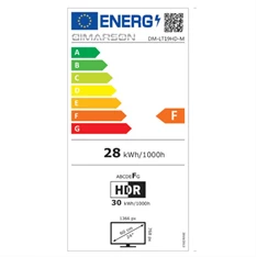 Dimarson 19" DM-LT19HD-M HD LCD HDMI TV-monitor (Újracsomagolt)