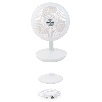 Domo DO8147 MyFan asztali- és hordozható fehér akkumulátoros mini ventilátor