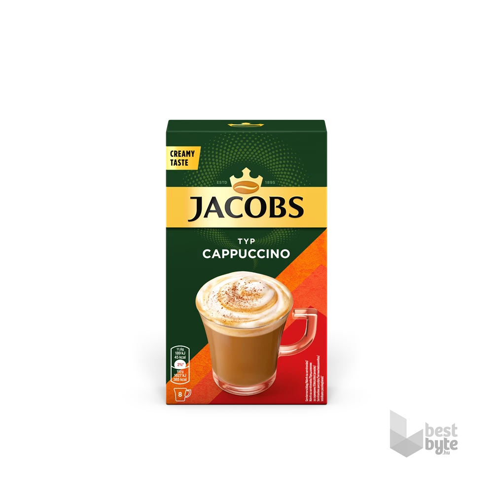 Douwe Egberts Jacobs Cappuccino Classic 8x11,6g instant kávékeverék csomag