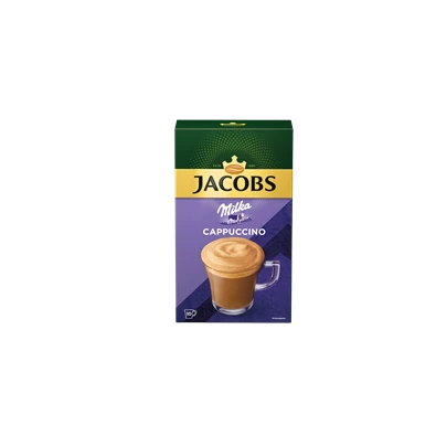 Douwe Egberts Jacobs Cappuccino Milka 8x15,8g instant kávékeverék csomag