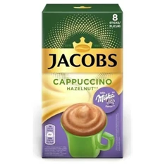 Douwe Egberts Jacobs Cappuccino Milka-Mogyorós 8x16,5g instant kávékeverék csomag