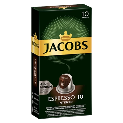 Douwe Egberts Jacobs Espresso Intenso Nespresso kompatibilis 10 db kávékapszula