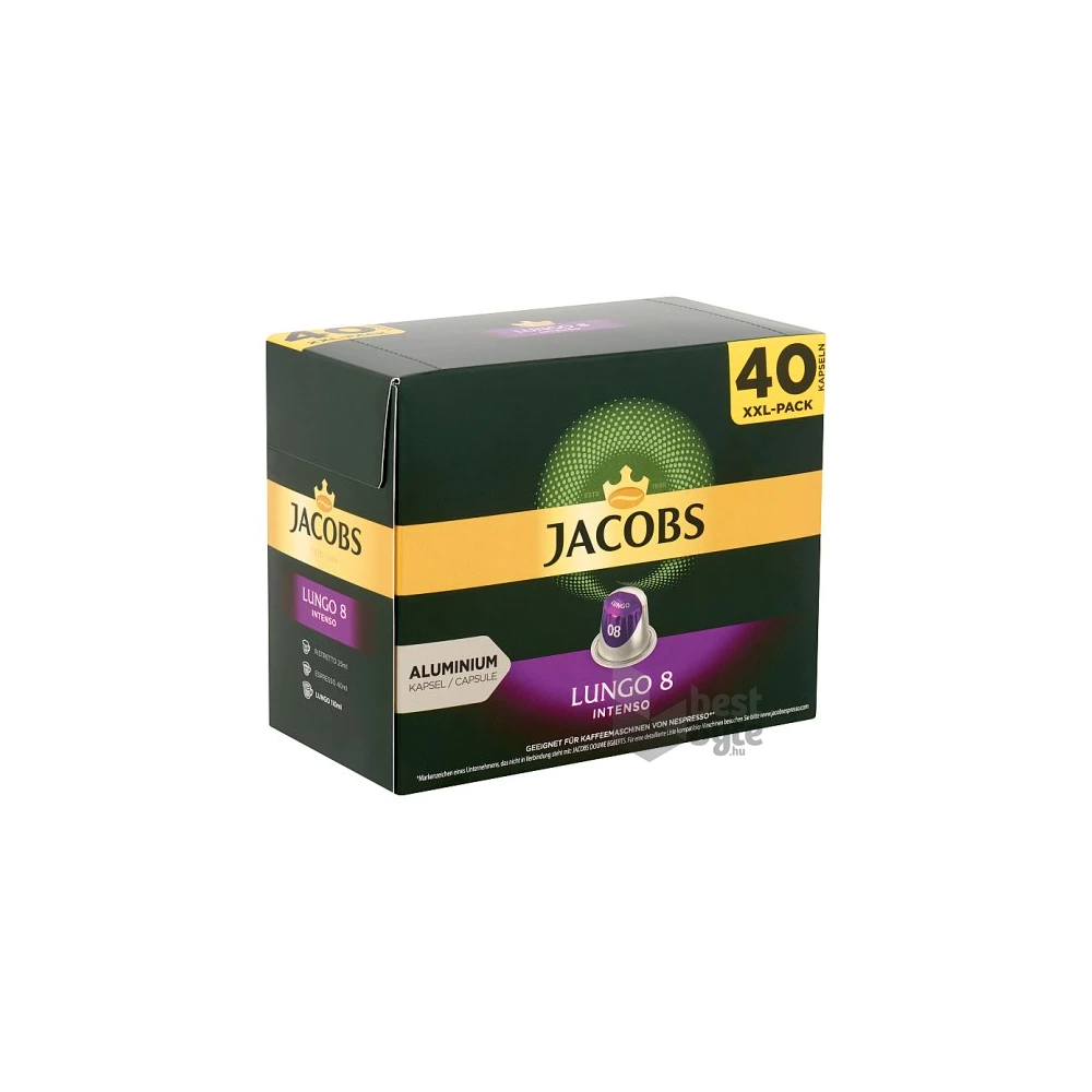 Douwe Egberts Jacobs Lungo 8 Intenso Nespresso kompatibilis 40 db kávékapszula