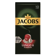 Douwe Egberts Jacobs Lungo Classico Nespresso kompatibilis 10 db kávékapszula