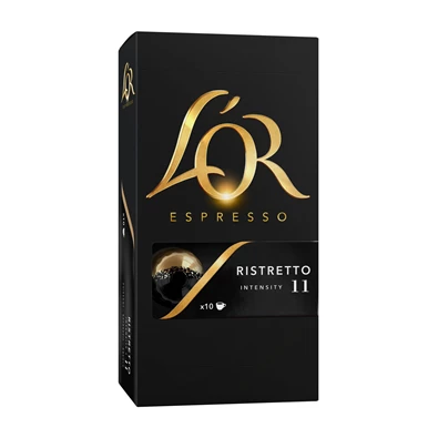 Douwe Egberts L`OR Ristretto Nespresso kompatibilis 10 db kávékapszula