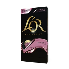 Douwe Egberts L`OR Sublimes Or Rose Nespresso kompatibilis 10 db kávékapszula