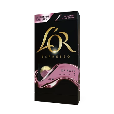 Douwe Egberts L`OR Sublimes Or Rose Nespresso kompatibilis 10 db kávékapszula
