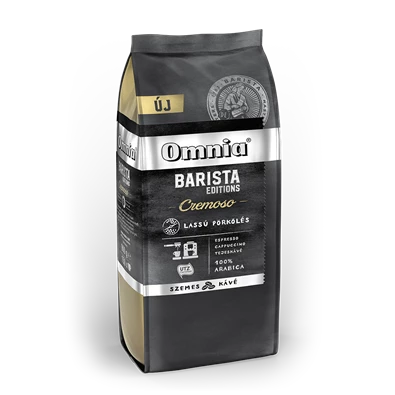 Douwe Egberts Omnia Barista Editions Cremoso 900 g szemes kávé