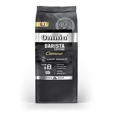 Douwe Egberts Omnia Barista Editions Cremoso 900 g szemes kávé