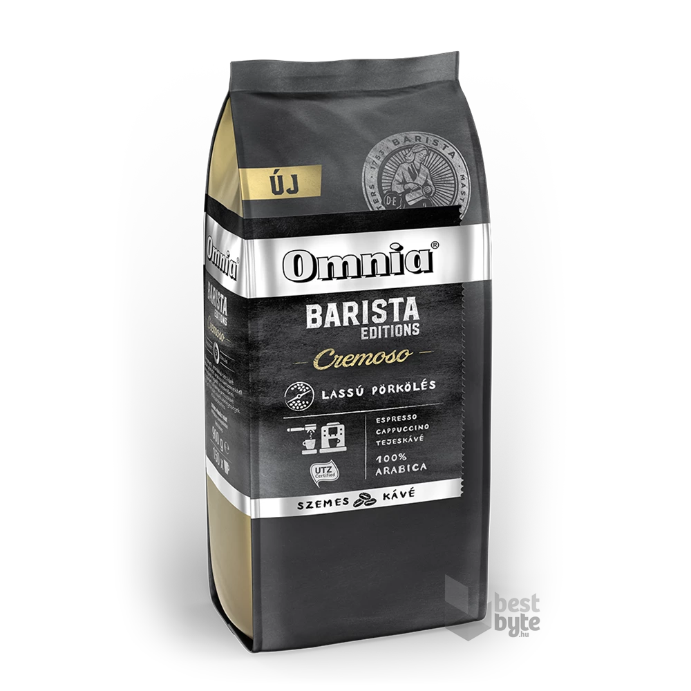 Douwe Egberts Omnia Barista Editions Cremoso 900 g szemes kávé