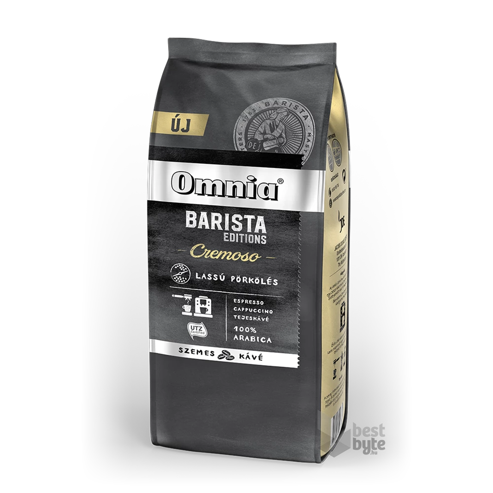 Douwe Egberts Omnia Barista Editions Cremoso 900 g szemes kávé