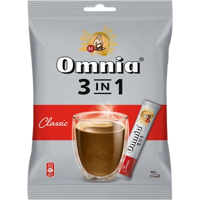 Douwe Egberts Omnia Classic 3in1 10x17,5g instant kávékeverék csomag