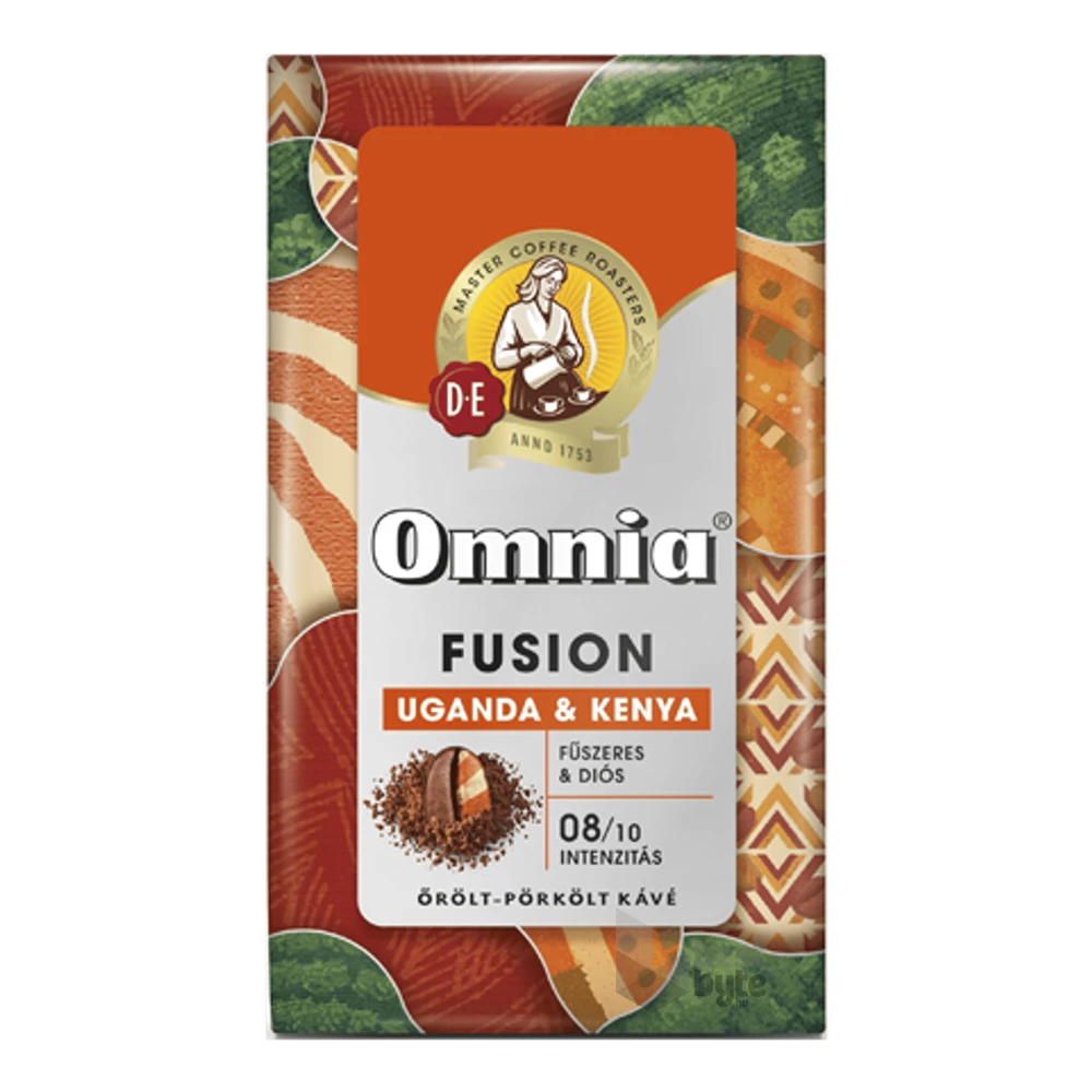 Douwe Egberts Omnia Fusion Uganda&Kenya 225g őrölt kávé
