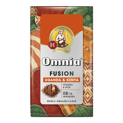 Douwe Egberts Omnia Fusion Uganda&Kenya 225g őrölt kávé