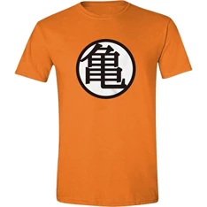 Dragon Ball Z - Goku Kanji mintás narancssárga póló, S méret