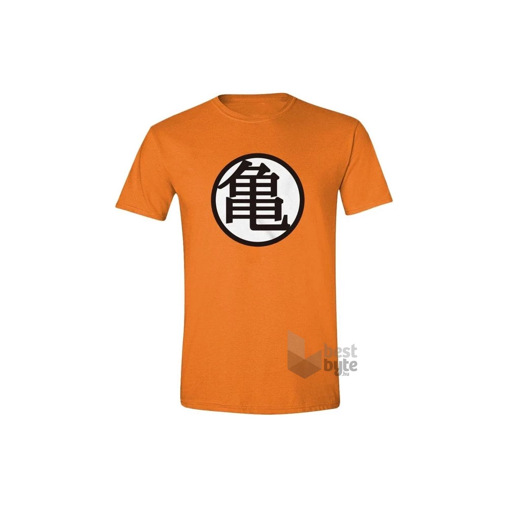 Dragon Ball Z - Goku Kanji mintás narancssárga póló, S méret