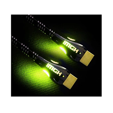 Dragon War HDMI 2.0 Green LED 2 méter kábel