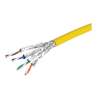 Draka Cat7a (S/FTP) sárga 1000 méter LSHF FRNC árnyékolt fali kábel