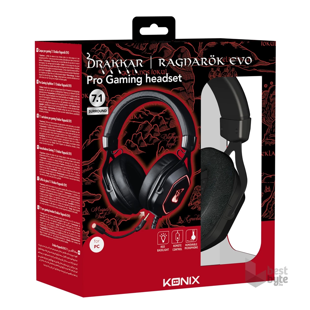 Drakkar Ragnarok Evo Pro 7.1 gamer headset