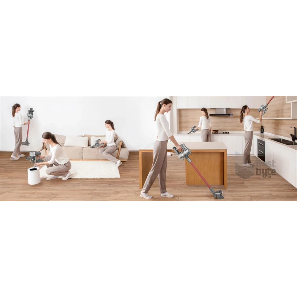 Dreame T20 piros-ezüst vezeték nélküli álló porszívó