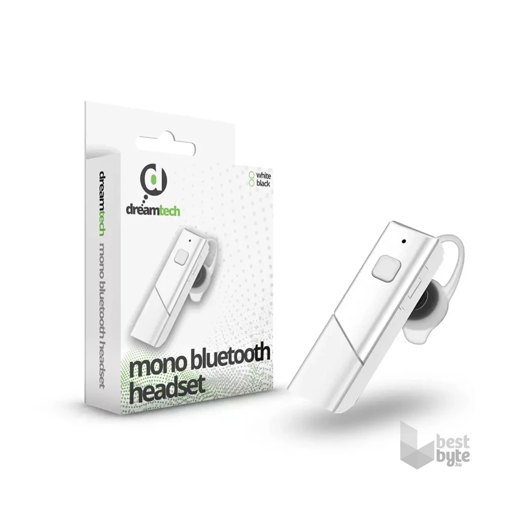 Dreamtech 118758 fehér mono Bluetooth headset