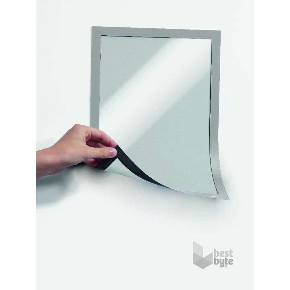 Durable Duraframe Magnetic A4 5db/csomag ezüst infokeret