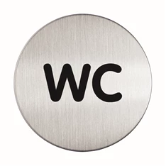 Durable Picto átm. 83 mm WC piktogram