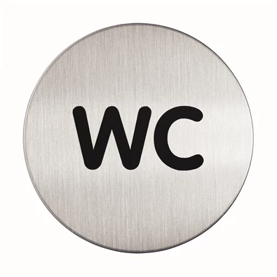 Durable Picto átm. 83 mm WC piktogram
